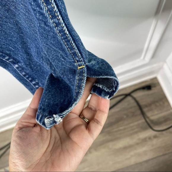 Vintage LEE high rise‎ tapered leg straight jeans size 8 - Picture 3 of 6